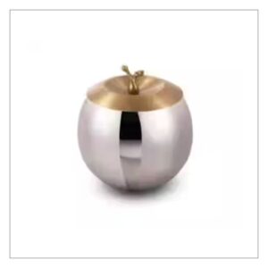 Arttdinox Eden Apple Bowl -Brass